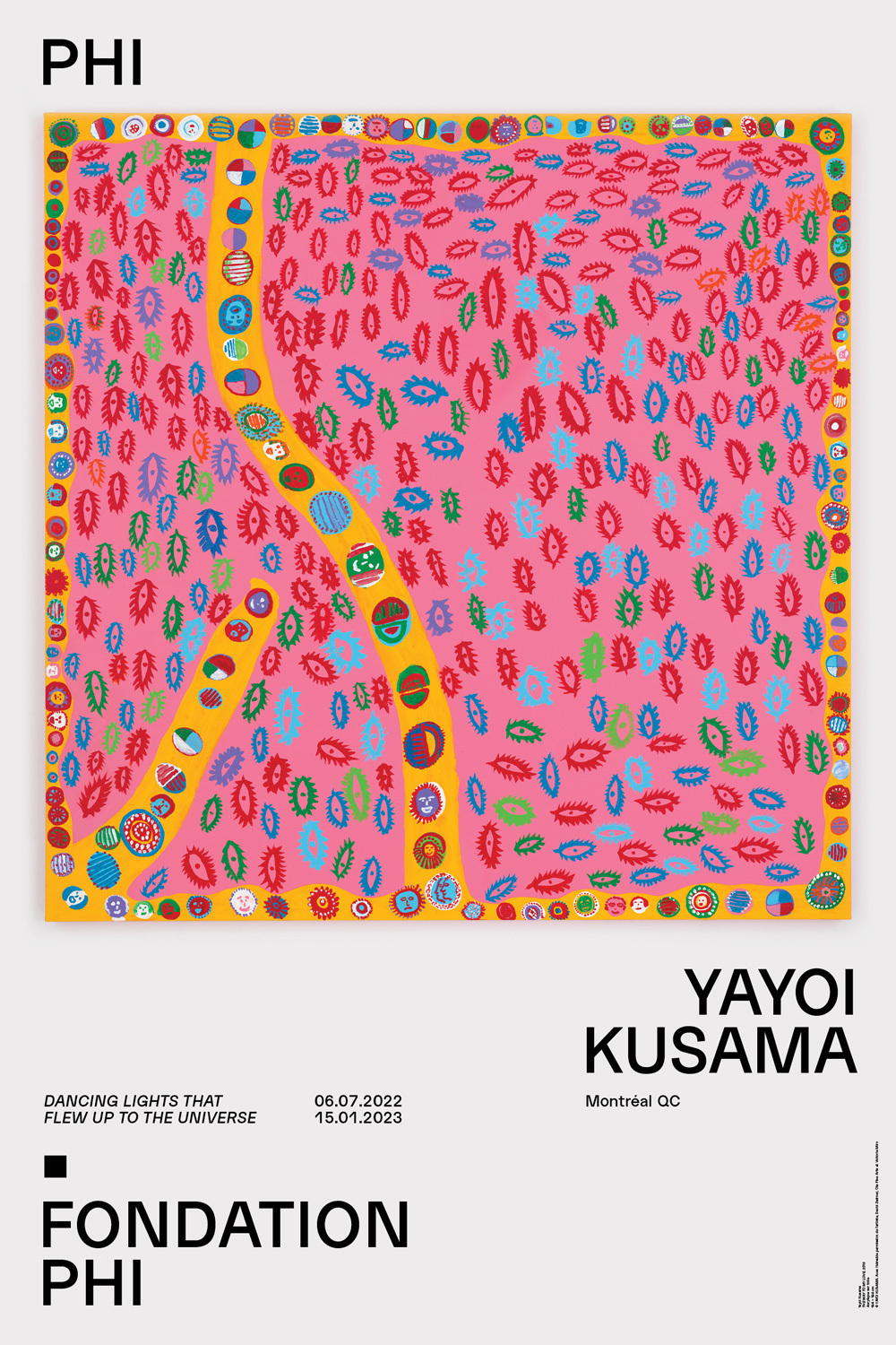 PHI Fondation Yayoi Kusama Poster 2